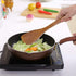 Wooden Utensils Set for Cooking Kitchen Tlever1 Solid Wood Kitchen Utensils Cooking Spatula and Spoons Set Slotted Spatula, Angled Spatula, Mixing Spoon, Colander Spoon (13.38in)