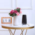 Ceramic Vase - Flower Vase Minimalism Style for Modern Table Shelf Home Decor, Fit for Fireplace Bedroom Kitchen Living Room Centerpieces Office Desk (Solid White, Big)