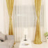 Trlyc Sequin Curtains Backdrops Glitter Gold Backdrop 2 Panels 2FTx8FT