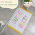 Cute Bath Mat for Bathrooms - Check Out Your Cutie Booty Funny Bath Mat, Thick Plush Cotton Absorbent Bath Mat, Bathroom Mats, Fun Bath Mats for Bathroom, Cute Blue Bathroom Rugs by The Happy Human Co