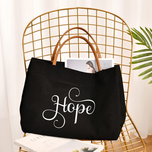 Kifasyo Beach Tote Bag Canvas Holiday Bag