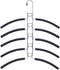 Nature Smile 2 Pack 5 in 1 Anti Slip Metal Sweater Coat Hangers,Multi Layers Wardrobe Clothes Rack,Heavy Duty Metal Space Saver Shirt Blouse Hanger Closet Storage Organizer