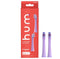 Colgate Hum Connected Smart Battery Toothbrush Refill Head, Purple, 2 Pack