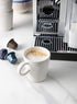 LE TAUCI 5 Ounce Espresso Cups, Designed for Nespresso Lungo, Cappuccino, Tea, Ceramic Stackable Coffee Cup Perfect for Espresso Machine and Coffee Maker, Set of 4, White