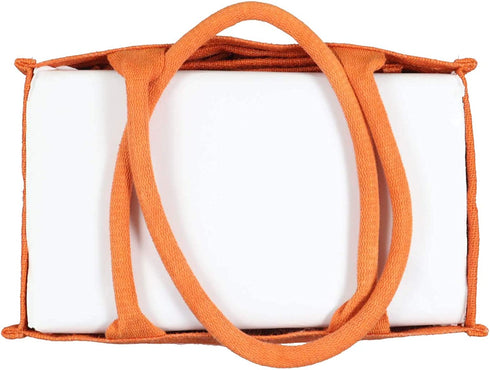 Natural Jute Burlap 6 Bottle Wine Beer Can Carrier & Grocery Flexible Reusable Tote Lunch Bag Eco Environment Friendly