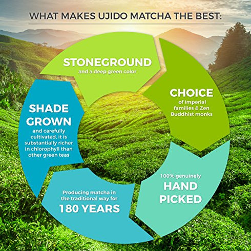 Ujido Japanese Roasted Matcha Green Tea Powder (Hojicha), 2 Ounce