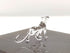 Sansukjai Rare Tiger Tiny Micro Crystal Figurines Hand Blown Clear Glass Art Wild Animals Collectible Gift Home Decor