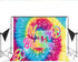 Lofaris Tie-Dye Birthday Party Photography Backdrop 60's Hippie Theme Happy Birthday Background Groovy Sign Rainbow Birthday Decorations Cake Table Banner Photo Booth Props 7x5ft