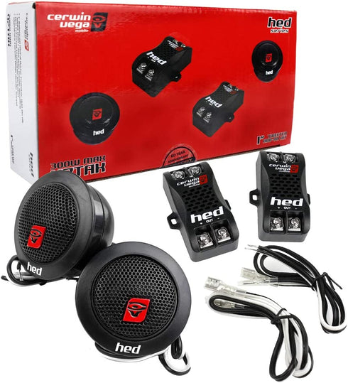 Cerwin Vega 1" Tweeter add-on Kit Pair - 300W Max / 35W RMS HED
