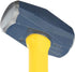Estwing Sure Strike Drilling/Crack Hammer - 3-Pound Sledge with Fiberglass Handle & No-Slip Cushion Grip - MRF3LB, Blue/Yellow