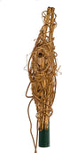 Kurt Adler 10 Light Indoor Rattan Gold Star Treetop