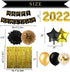 Know me Happy New Year 2022 Party Decorations Kit - Gold 2022 Balloons Happy New Year Banner Set for 2022 Happy New Year Eve Party Decorations Supplies