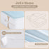 JET'S HOME Twin Zippered Mattress Encasement - 6 Sided Waterproof Mattress Protector with Zipper - Washable Mattress Cover Fits 10-15 Inches