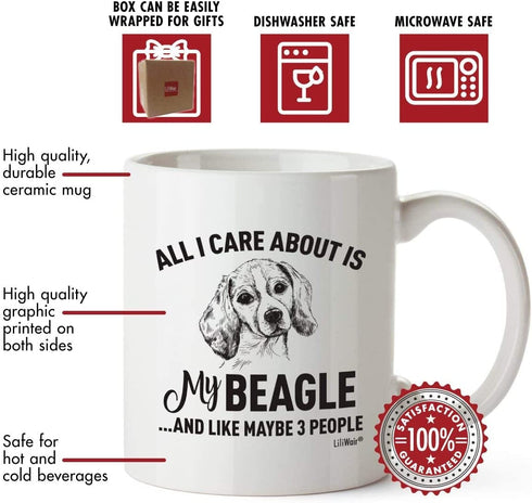 Beagle Mom Gifts Mug For Christmas Women Men Dad Decor Lover Decorations Stuff I Love Beagles Coffee Accessories Talking Art Apparel Funny Birthday Gift Home Supplies Products Dog Coffee Cup Mugs