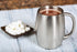 Stainless Steel Insulated Coffee Mugs Set of 2 (14oz) Double Wall Coffee Cups With Spill Resistant Lid & Strong Handle Shatterproof Cups for Cold Drinks & Hot Beverages - for Indoor & Outdoor Use