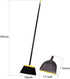 Broom and Dustpan Set,Indoor Broom with Dust pan Combo Set for Home,Angle Kitchen Broom for Floor Sweeping