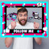 Musical Photo Booth Frame Musical Themed Party Photo Booth Prop for Girls Social Party Favor Masquerade Photo Props Tik Birthday Social Party