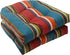 Pillow Perfect Outdoor/Indoor Westport Teal Tufted Seat Cushions (Round Back), 19" x 19", Stripe, 2 Count