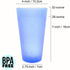 Unbreakable 32-ounce Plastic Restaurant-Style Beverage Tumblers Ice Tea Glasses | set of 12 in Coastal Colors