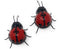 Green Tree Products Decorative Metal Ladybugs Sculpture Wall Art, Set of 2 Indoor or Outdoor