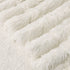 junovo Super Soft Shaggy Longfur Faux Fur Blanket, Fuzzy Throw Blanket for Bed, Fluffy Cozy Plush Light Blanket, Washable Warm Furry Throw Blanket for Couch Sofa Chair Home Decor, 50"x60" Cream White