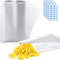 100 PACK Mylar Bags for Food Storage Mylar Food Storage Bags Vacuum Sealed Bags for Long Term Storage(4Mil,8"x11.7")