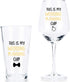This is My Wedding Planning Cup, Beer Glass and Wine Glass Set for Him Her Couples Newlyweds Engagement Party Wedding Valentine's Day, Novelty Wedding Gift Idea for Bride and Groom, 15Oz (Set of 2)