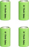 Amityke 6V Battery for pet Stop Dog Collar Compatible with PCC-100 & PCC-200 PTPIR-003 PTPFS-003 Systems for Pet Stop Collars 4 Pack