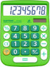 CATIGA CD-8185 Office and Home Style Calculator - 8-Digit LCD Display - Suitable for Desk and On The Move use. (Green)