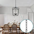 PEESIN Black Pendant Light Fixture Chain, 6 feet Lighting Hanging Chain, Pendant Lamp Fixture Chain Extension with Connection Locks, Heavy Duty Lighting Chain Replacement for Chandelier, Plants, 50 BL