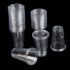 Allure Maek 50 Pack 8oz Disposable Graduated Clear Plastic Measuring Counting Cups for Paint, Stain, Epoxy, Resin - Reusable Multipurpose Mixing Cups for Cooking & Baking
