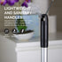 NEIKO 60168A Toilet Plunger Set | 4 Piece | Bonus Mini Sink and Drain Plunger, Brush and Caddy | Compact | Patented All-Angle Design | Telescopic Aluminum Handle , Black