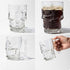 King International Skull Beer Mug| Set of 2| 17.7 Oz| Glass Beer Draft Mug glasses| HALLOWEEN SKULL| Gothic Decor| Glass Beer Mug| Whisky/Wine/Vodka Glass for Your Home Bar