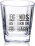 Funny Birthday Gifts for Men&Him, Father's Day Gifts for Dad, Dad Gifts from Daughter/SonBirthday Whiskey Glass for Boyfriend, Best Friends, Coworkers, Husband, Brother, Uncle, Boss - February