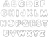PME Alphabet Cutters, for Sugarcraft and Cake Decorating, Set of 26