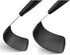 Unicook 2 Pack Flexible Silicone Spatula, Turner, 600F Heat Resistant, Ideal for Flipping Eggs, Burgers, Crepes and More, Black