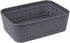 DEAYOU 9 Pack Plastic Storage Baskets, Small Weave Baskets Organizing Bins for Shelves, Pantry, Kitchen, Office, 7.3" L x 4.7" W x 2.4" H (Black, White, Gray)