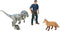 Jurassic World Dominion Owen and Velociraptor Beta Human and Dino Pack with 2 Action Figures and Accessories, Toy Gift Set and Collectible for Dinosaur Fans