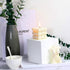 Bubble Candle Soy Wax Scented Candle Hand Poured Scented Candle and Female Body Shaped Candle Handmade Candle Decorative Candle for Bedroom Bathroom Wedding (White)