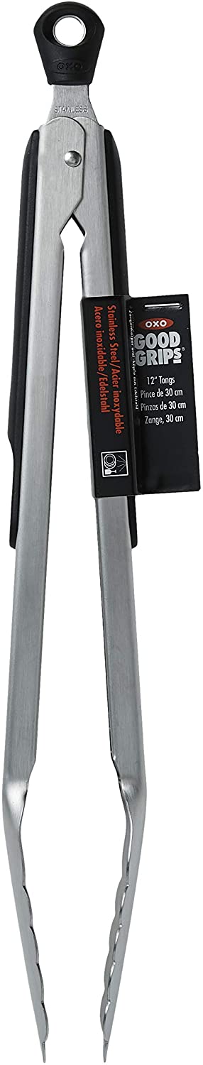 OXO Good Grips 12-Inch Stainless-Steel Locking Tongs