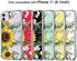 ICEDIO iPhone 11 Case with Screen Protector,Clear with Nice Sunflowers Floral Flower Patterns for Girls Women,Shockproof Slim Fit TPU Cover Protective Phone Case for Apple iPhone 11 6.1 inch