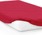 College Dorm Twin XL Bed Fitted Mattress Sheet Ultra Soft Hypoallergenic Wrinkle-Free, Stain, and Fade Resistant - Red 200