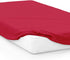 College Dorm Twin XL Bed Fitted Mattress Sheet Ultra Soft Hypoallergenic Wrinkle-Free, Stain, and Fade Resistant - Red 200