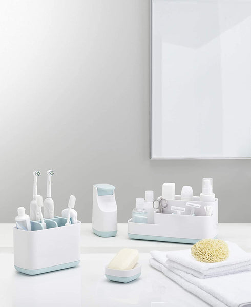 Joseph Joseph 70504 EasyStore Bathroom Storage Organizer Caddy Countertop, Blue