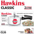 HAWKINS Classic CL20 2-Liter New Improved Aluminum Pressure Cooker, Small, Silver