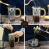 12 oz French Press Coffee/Tea Maker Single Server by Sivaphe Small Espresso Press with Stainless Steel Filter 0.35L High Borosilicate Carafe Durable Bamboo Handle Coffee Maker