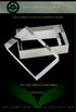 NewlineNY Stainless Steel Cake Mousse Ring (Rectangular Cake Pastry Rings)