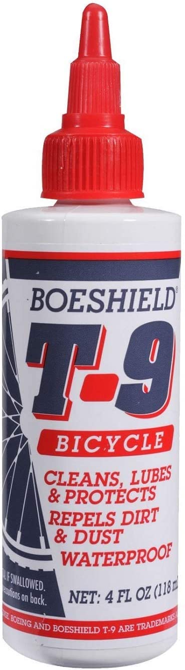 Boeshield T-9 Bicycle Chain Waterproof Lubricant and Rust Protection, 4 oz Liquid, Original Version (122183) , White
