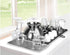 Prepara Gray, Drydock Dish Drying Mat, Extra Large