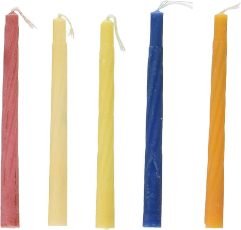 DAN Value Pack 3 Boxes of 44 Multi Colored Hanukkah Candles Made to Fit Most Standard Chanukkah Menorahs